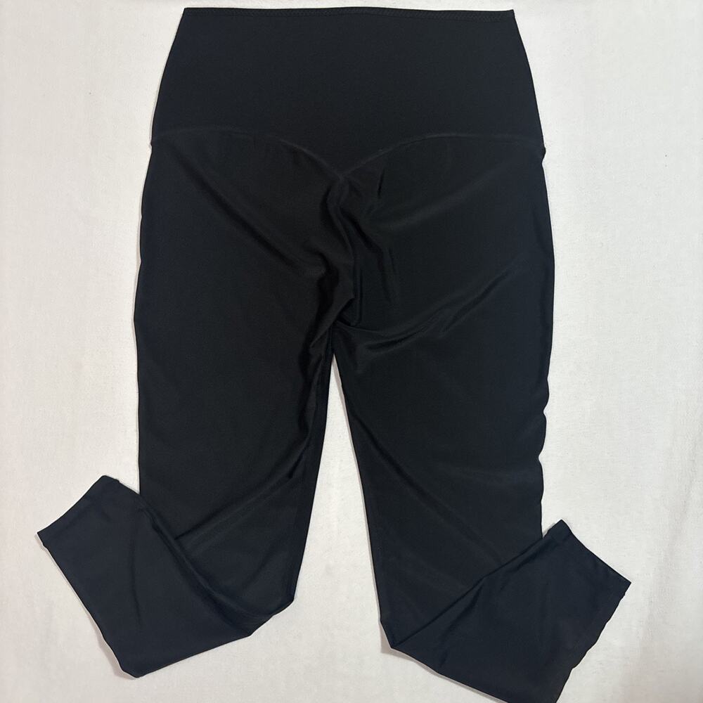Women Black LURI Compression Leggings Waist Trainer Hook Eye Closure XL - Picture 7 of 8